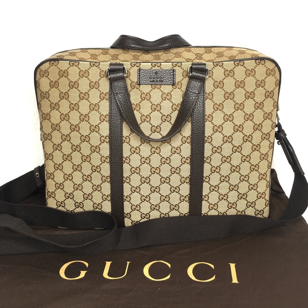 NWT Gucci brown unisex Messenger bag - Picture 4 of 15